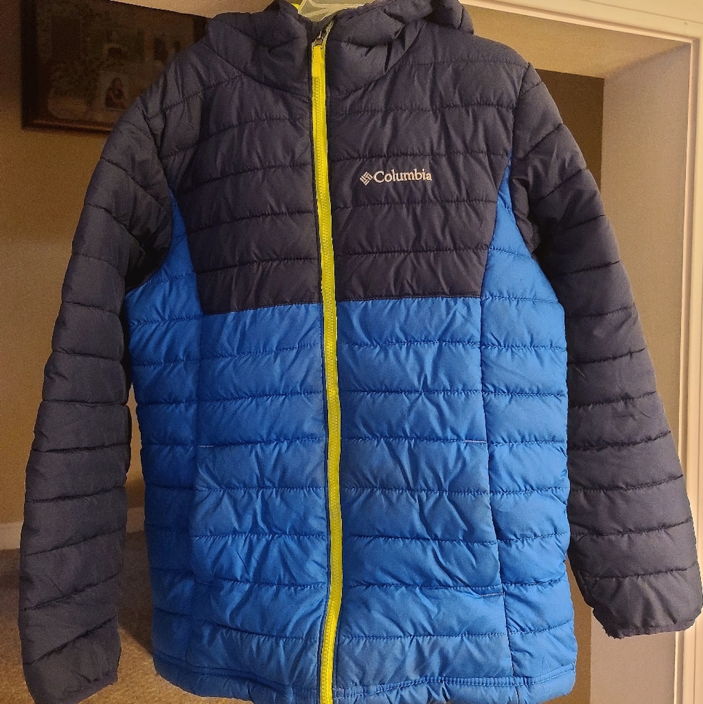 Boys M 10/12 Columbia Powder Bbug Winter Jacket